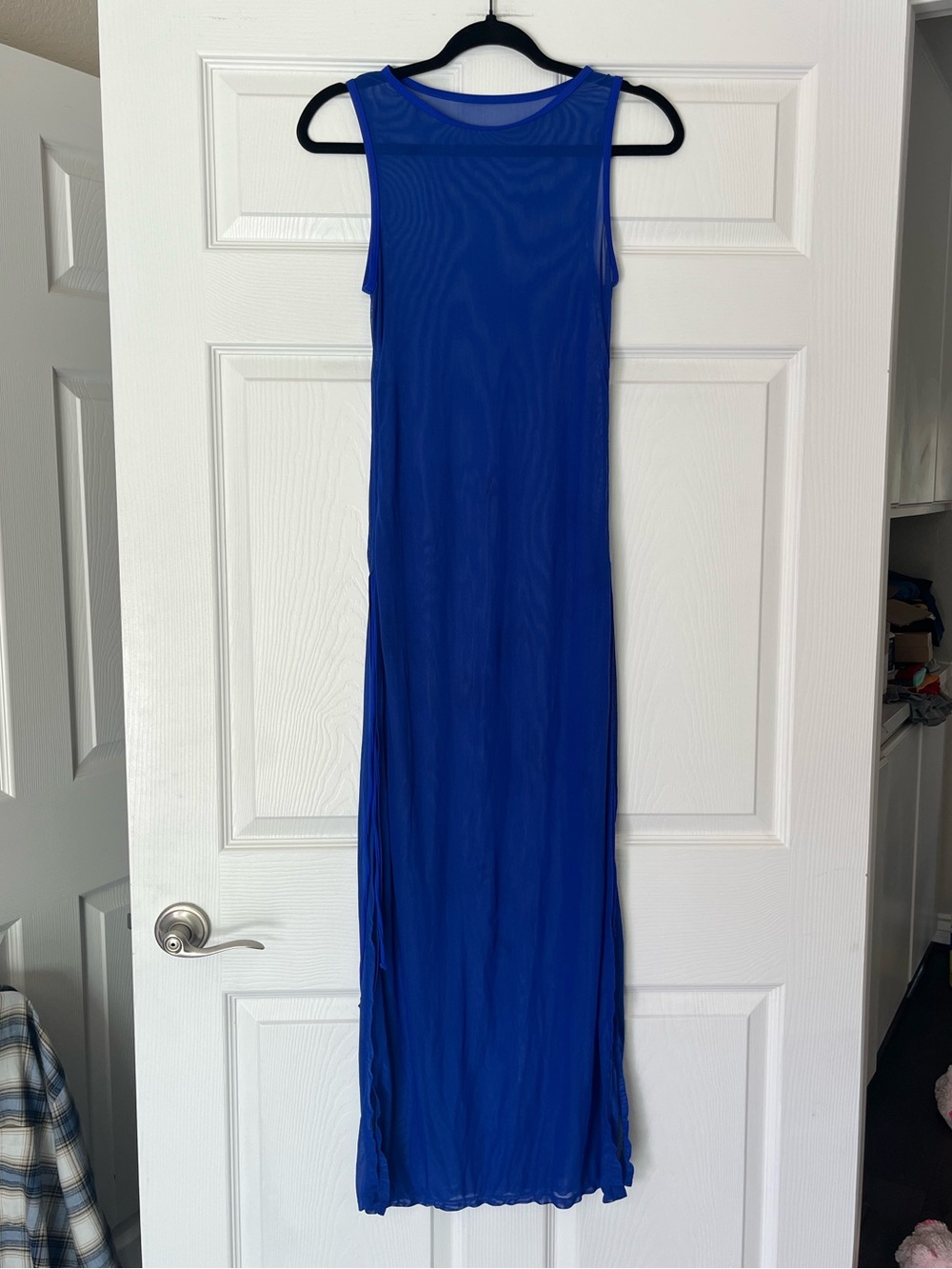 SHEIN Sheer Maxi Dress